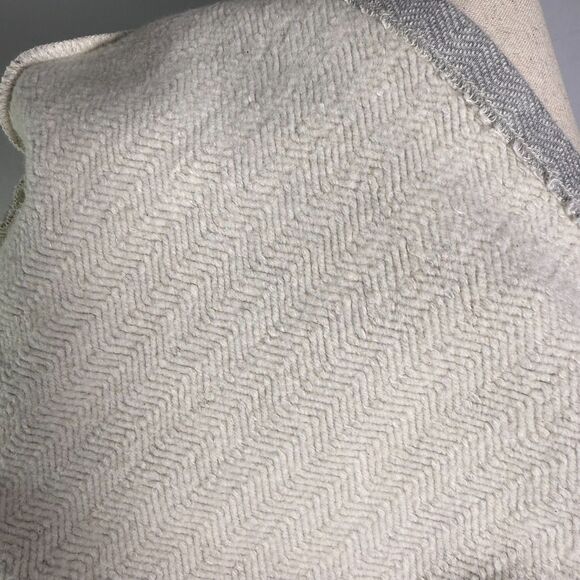 Emerson Fry Alice Dress Size L WARM 100% Cotton Long Sleeve Herringbone Gray - Picture 8 of 10